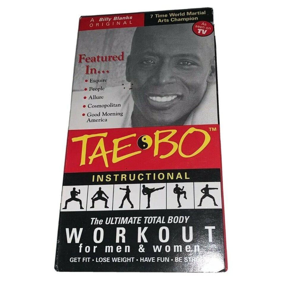 Billy Blanks Tae Bo Instructional VHS-The Ultimate Total Body Workout